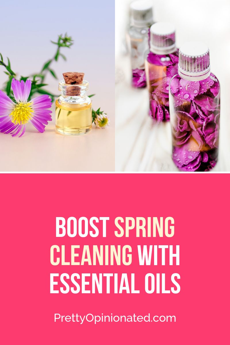Find out how to use essential oils to green your spring cleaning routine! It's so easy!