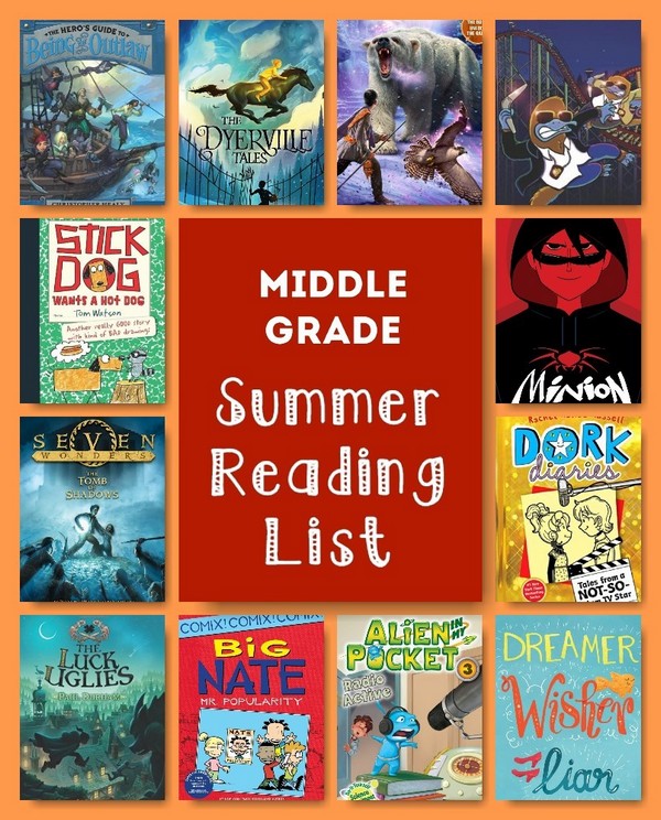 Summer Reading List for Middle Grade Kids