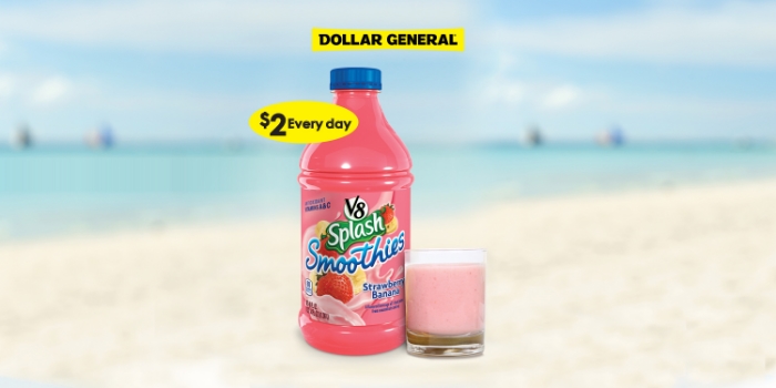 Get Refreshed with V8 Splash® from Dollar General