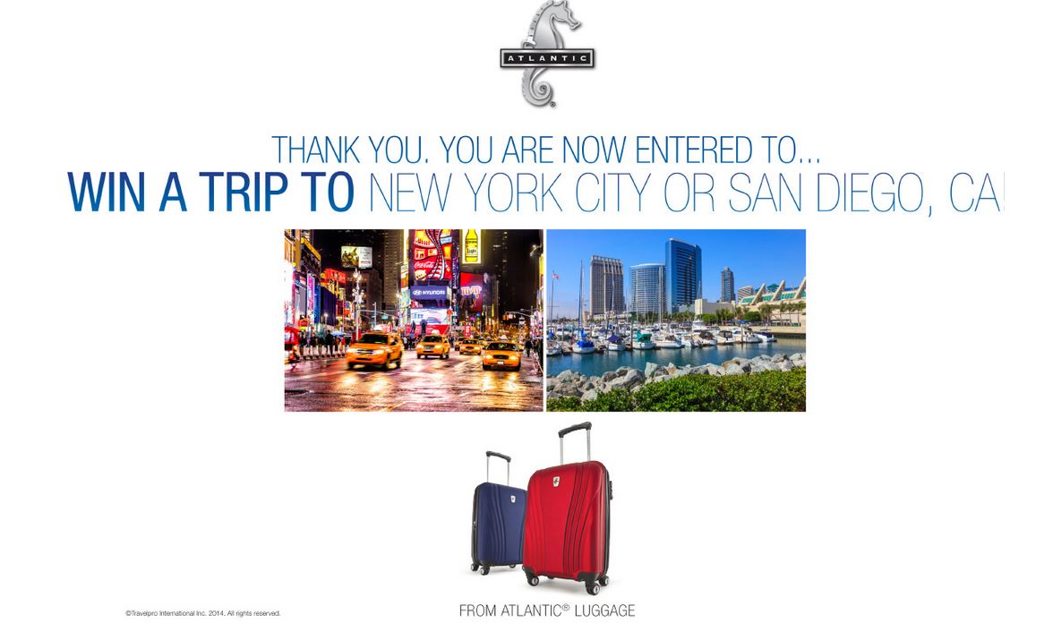 Life is a Trip, Take it with Atlantic Luggage + Awesome Sweepstakes!
