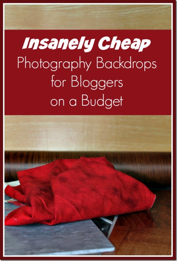 5 Insanely Cheap Photography Backdrops for Bloggers on a Budget