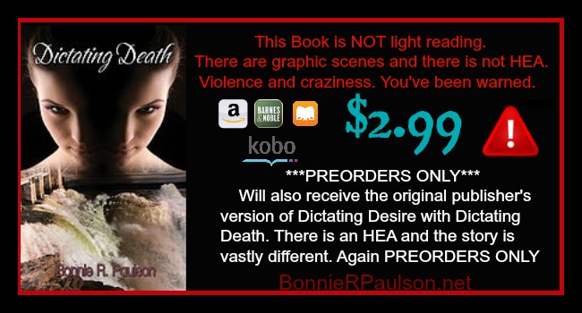 Dictating Death Preorder Promo: Get the Original Publisher Version!