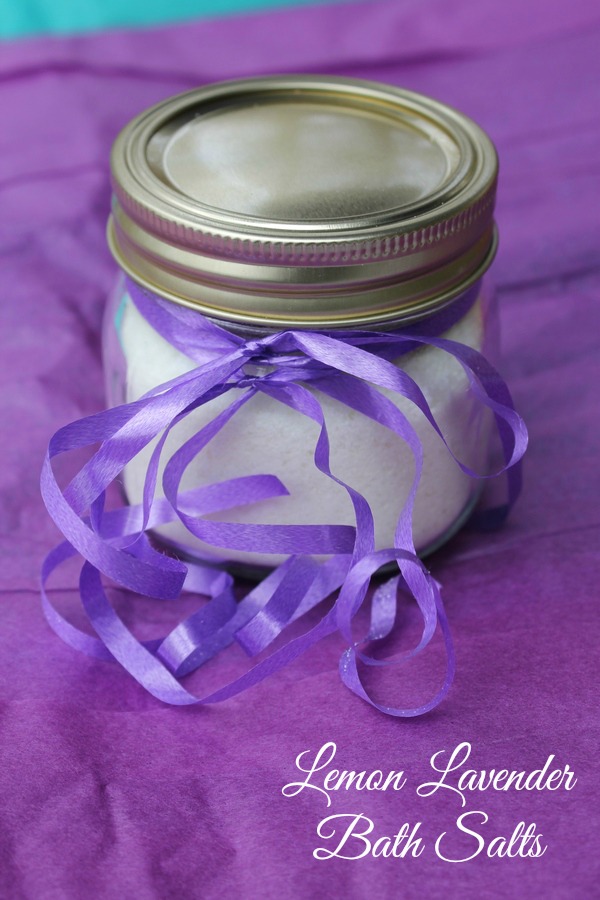 Lemon Lavender Milky Bath Salts DIY Mother’s Day Gift