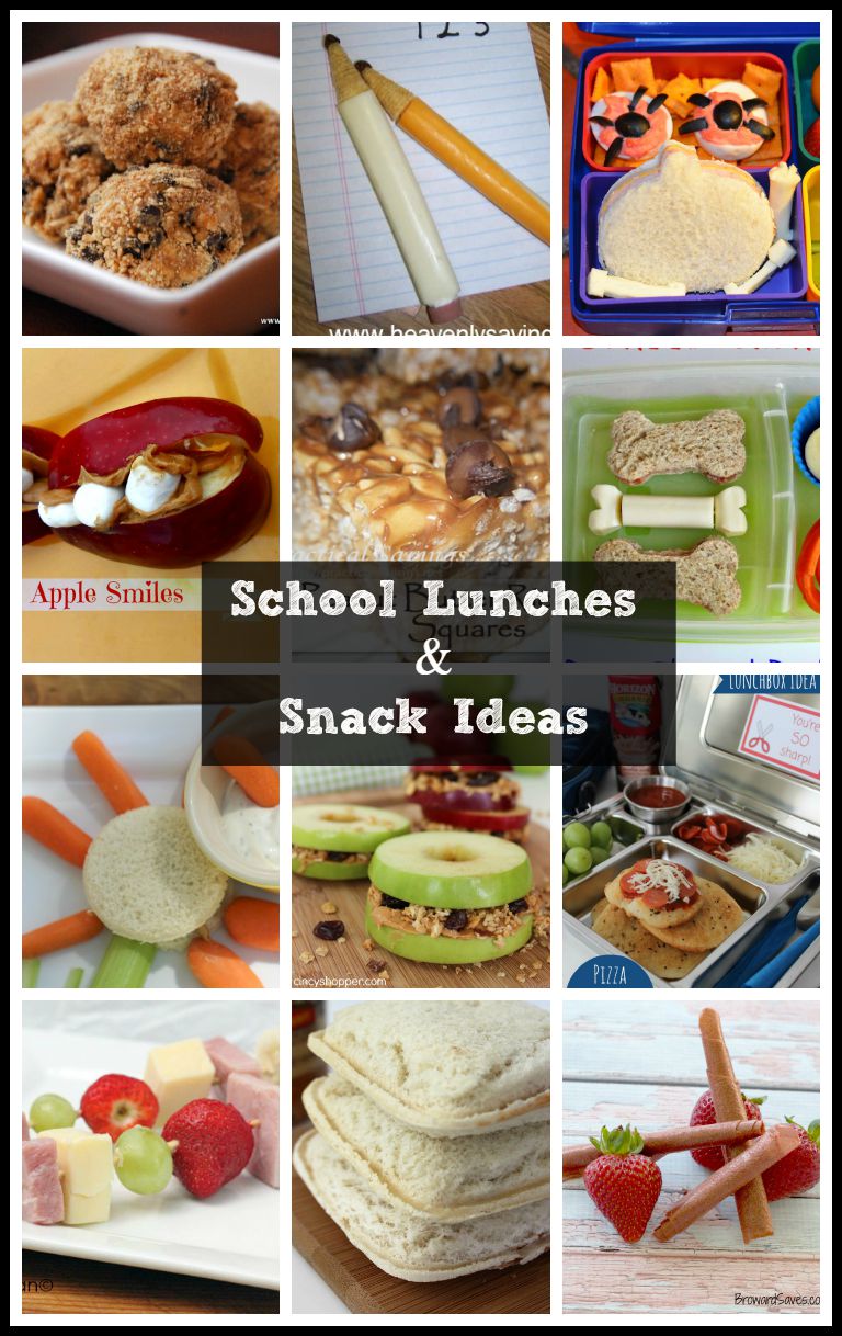 School Lunch & Snack Ideas that Your Kids Actually WANT to Eat