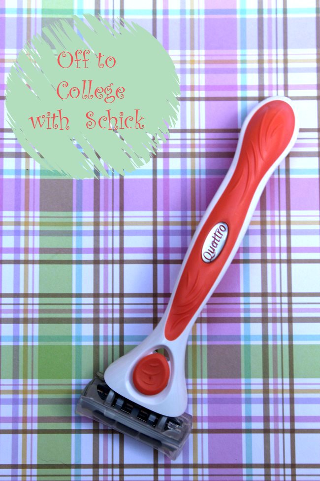 Look Your Best on Your First Day at College with Schick at Walmart #SchickSummerSelfie