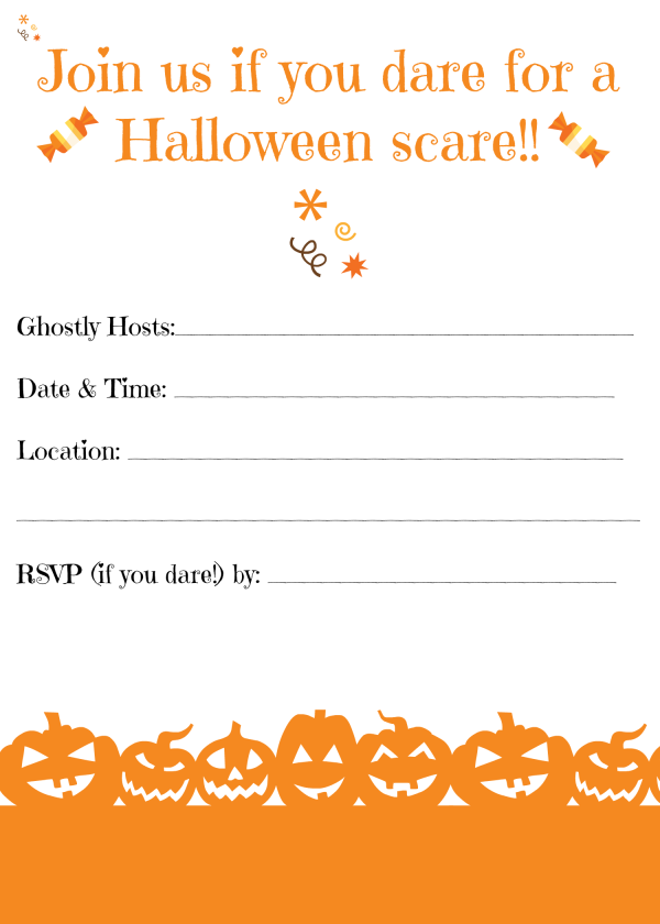 Free Printable Halloween Invitations For Your Super Spooktacular ...