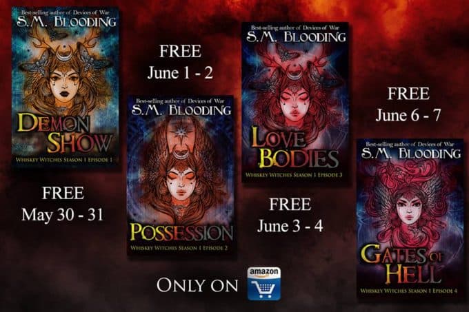 Get S.M.Blooding’s Whiskey Witches Free on Amazon