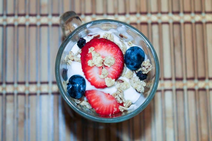 Start Your Summer Mornings Right With a Strawberry & Blueberry Pecan Yogurt Parfait