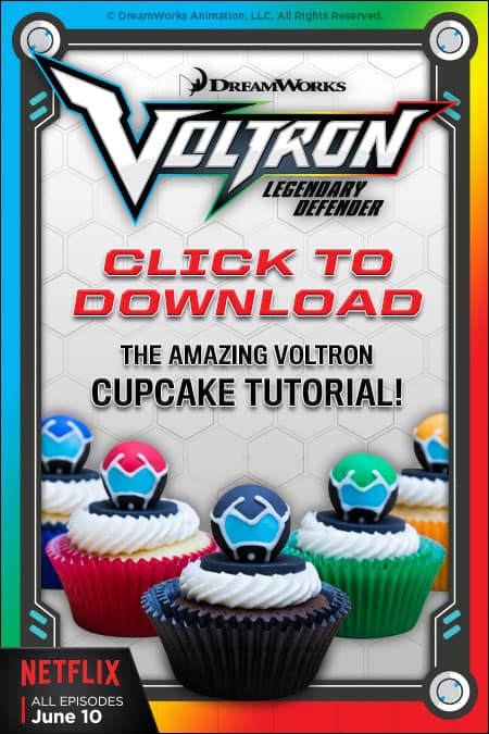Make These Crazy-Cool Voltron Cupcakes with Your Kids!