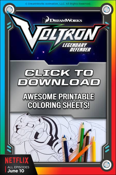 Netflix Reboots Voltron & It Looks Awesome! + Free Coloring Sheets, Videos & Trivia