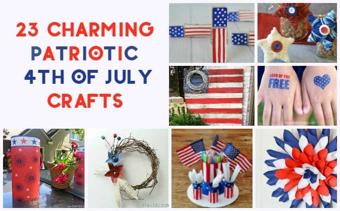 23 Charming Patriotic 4th of July Crafts That Make Fabulous Home Decor