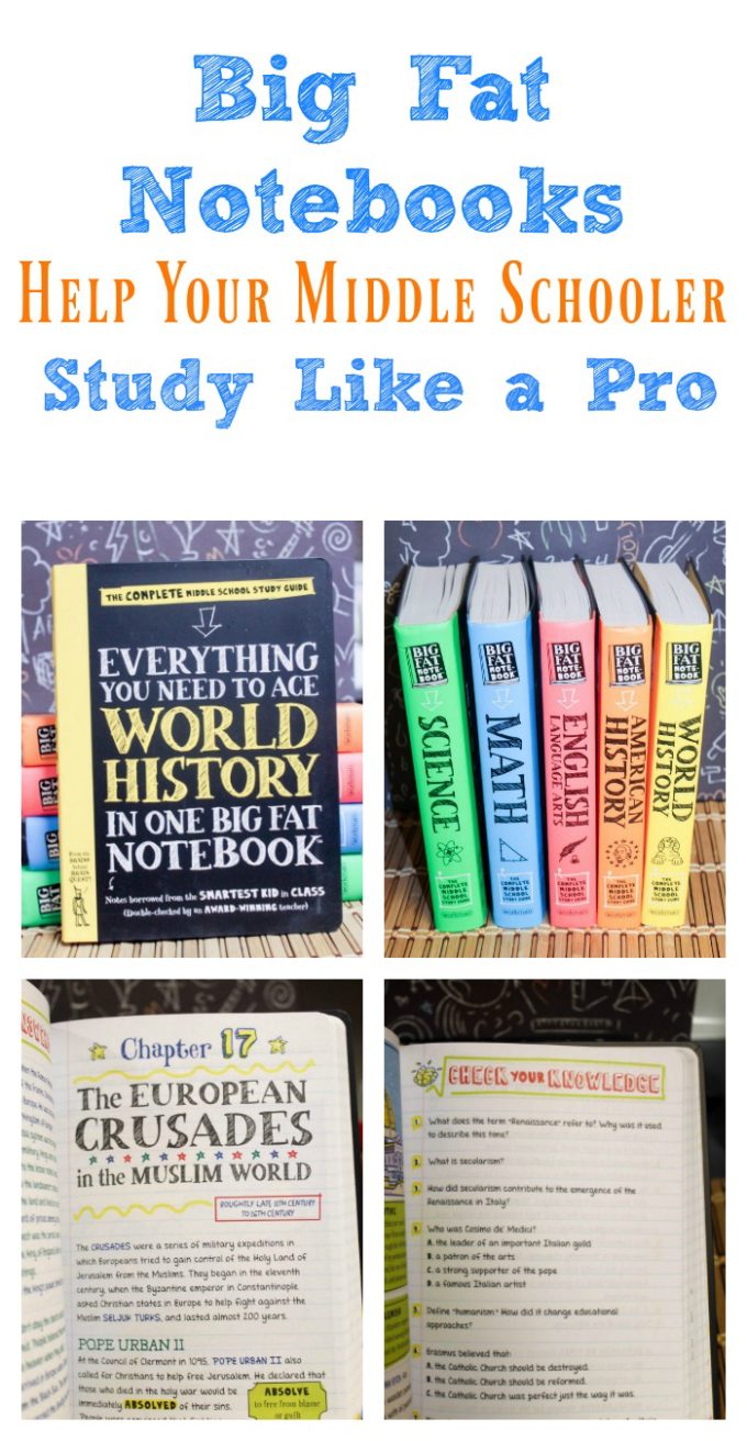 Help your middle school study like a pro with Big Fat Notebooks! They're by far the coolest study guides I've ever seen!
