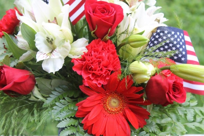Show Your Red, White & Blue Pride with Flowers
