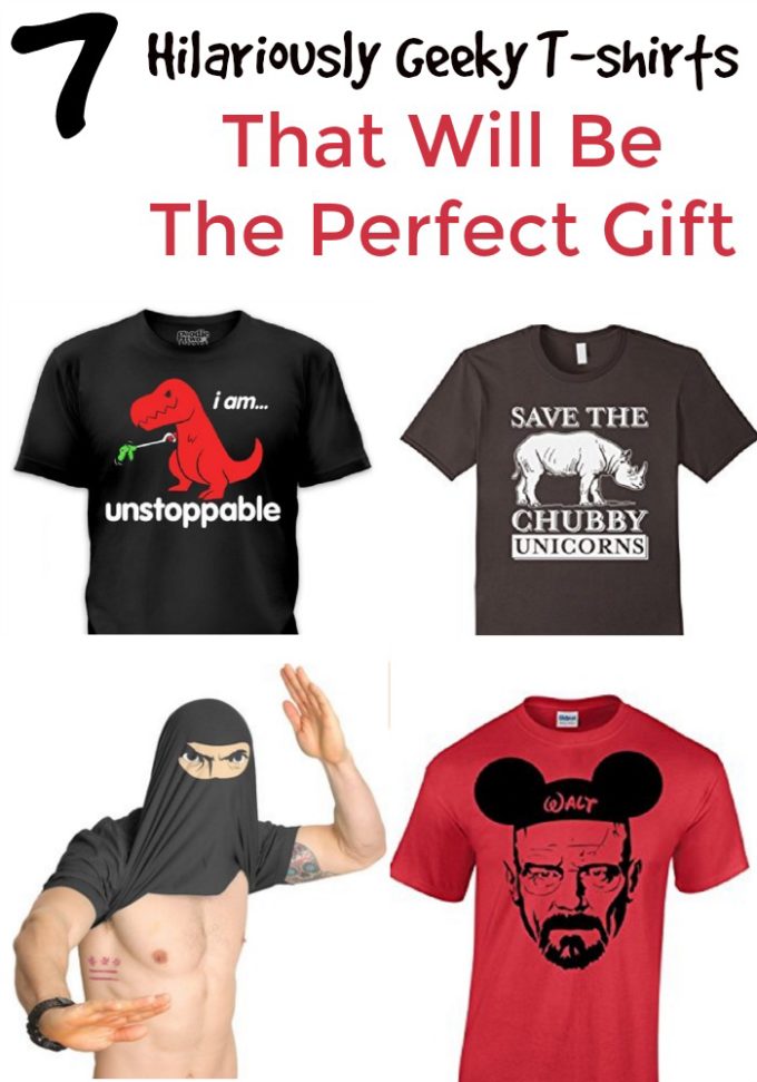 7 Hilariously Geeky T-Shirts That Will Be The Perfect Gift
