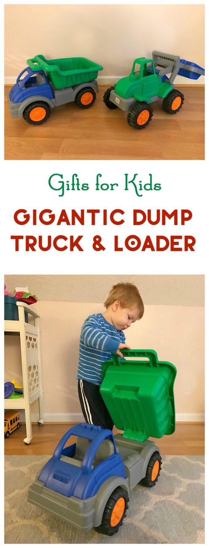 Gifts for Kids: Gigantic Dump Truck & Loader from American Plastic Toys Inc