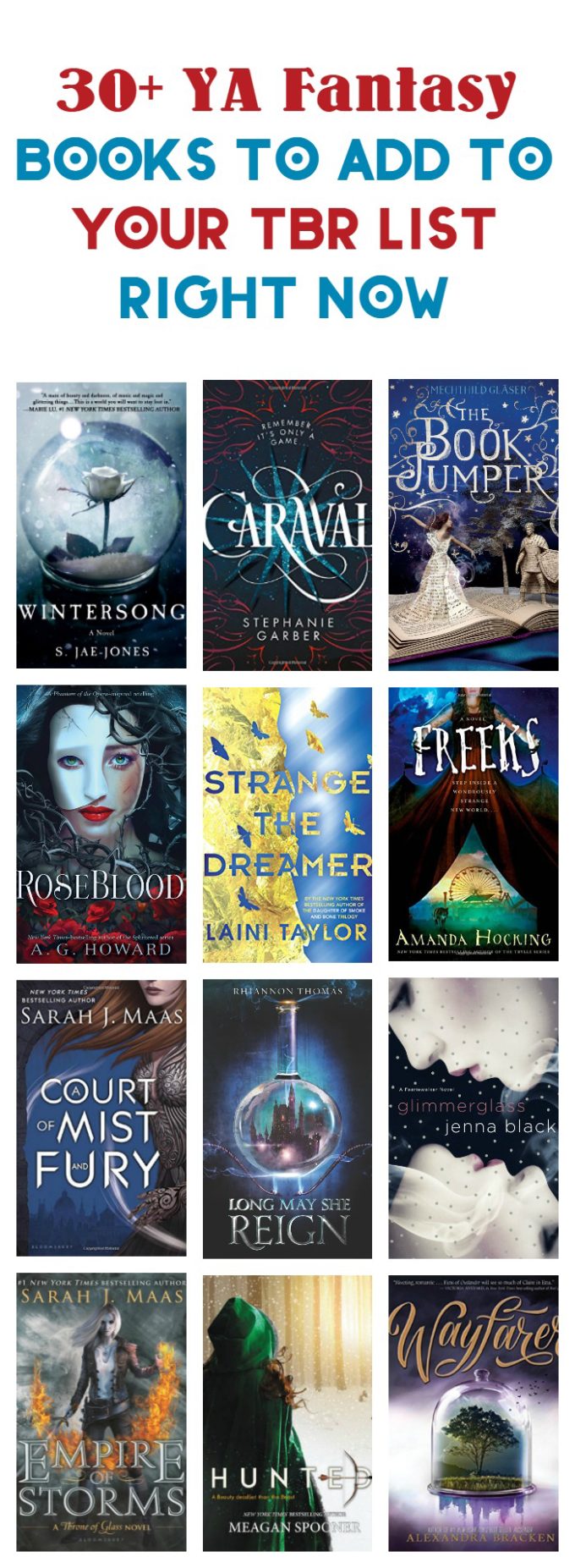 Love YA fantasy? Binge away, my friend, with these 30+ amazingly magical books to read! Check them out!