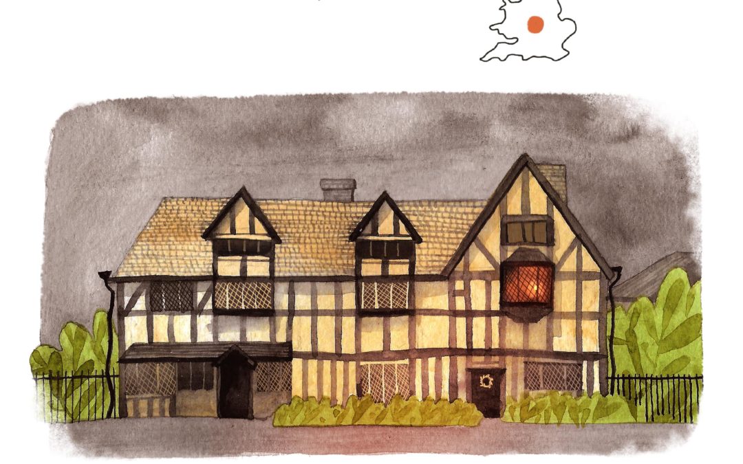 Take a Beautifully Illustrated Literary Tour of the UK!