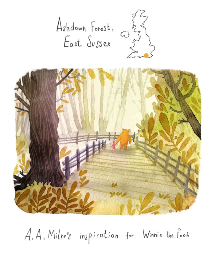 Take a Beautifully Illustrated Literary Tour of the UK!