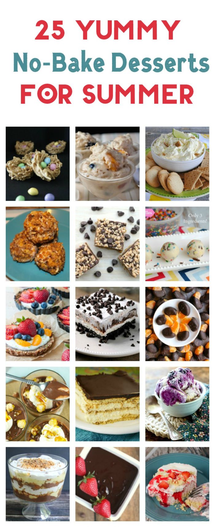 25 no-bake desserts that are so yummy, you'll never miss your oven! They make perfect summer party food ideas!