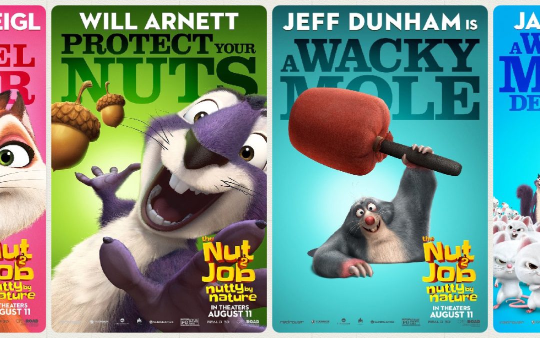 8 Awesome New The Nut Job 2: Nutty By Nature Character Posters