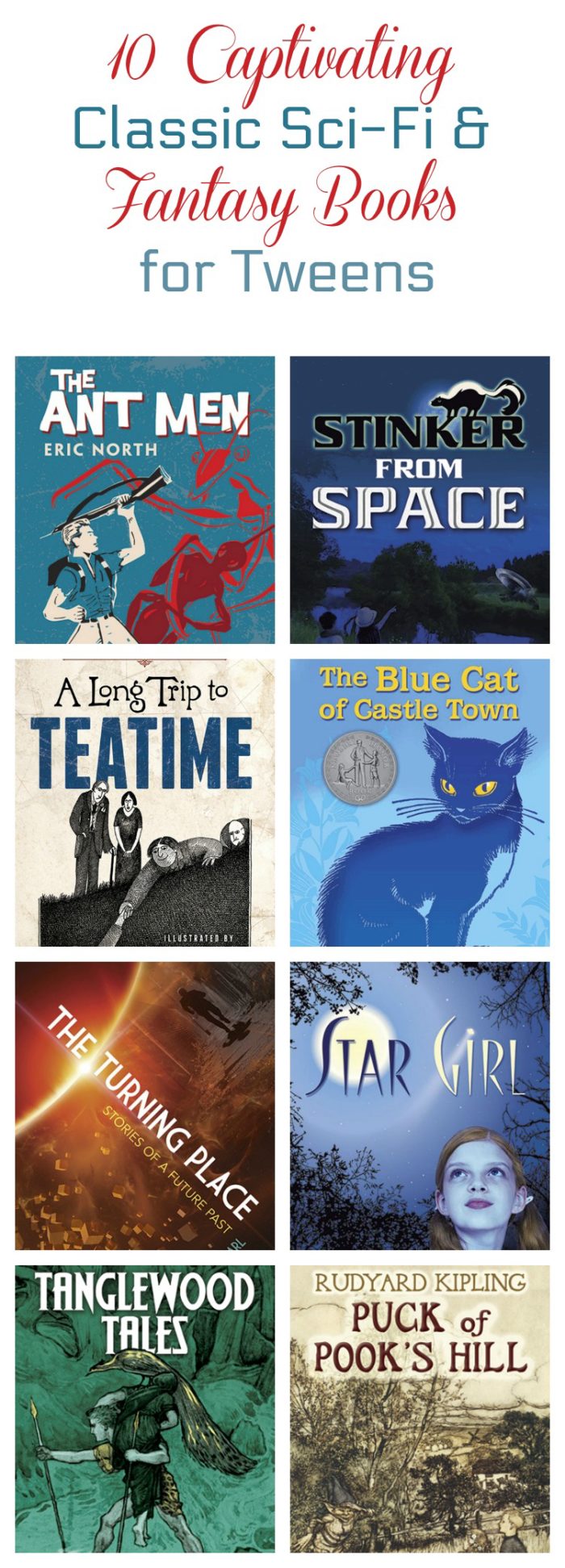Want to introduce your middle-grade tweens to classic literature? Start with these 10 captivating science fiction and fantasy books from Dover!