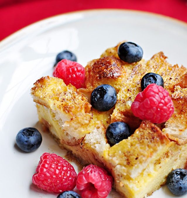 Yummy Overnight Baked French Toast Recipe for Christmas Breakfast