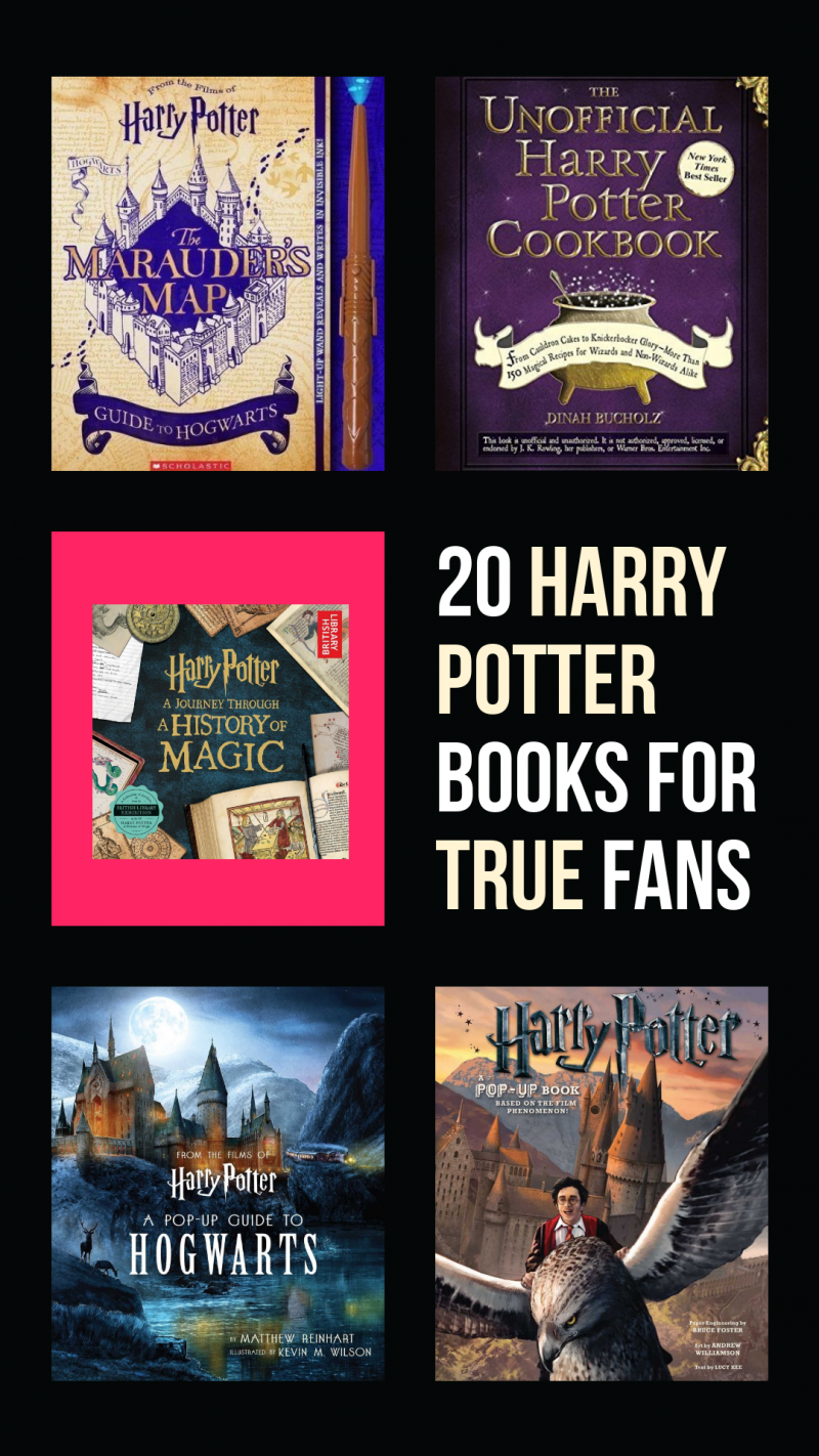 Did you know that this year is Harry Potter's 20th Anniversary in the US?  Scholastic first published Harry Potter and the Sorcerer's Stone in the United States back in 1998. If you're as obsessed with The Boy Who Survived as I am, you'll want to grab these 20 must-have books for true Harry Potter fans!