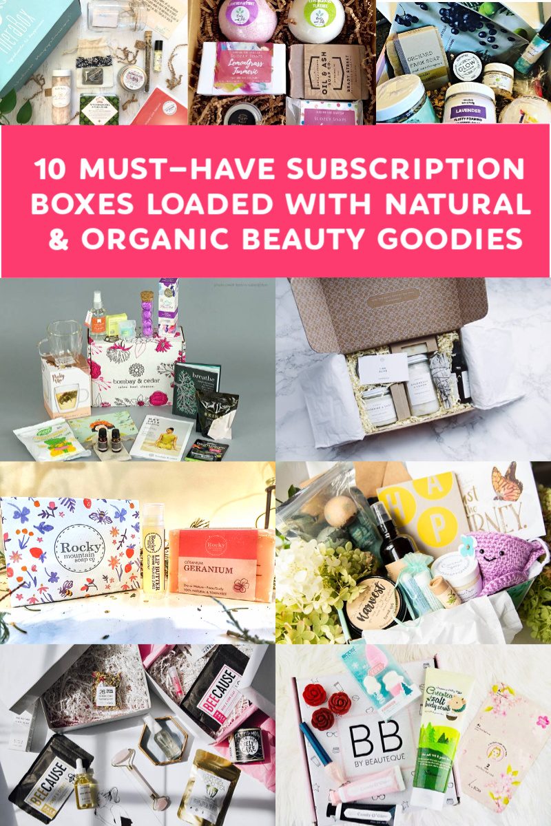 If you're having a hard time wading through the long, long list of organic beauty boxes, I've got you covered! Read on for ten amazing subscription boxes that you'll love!