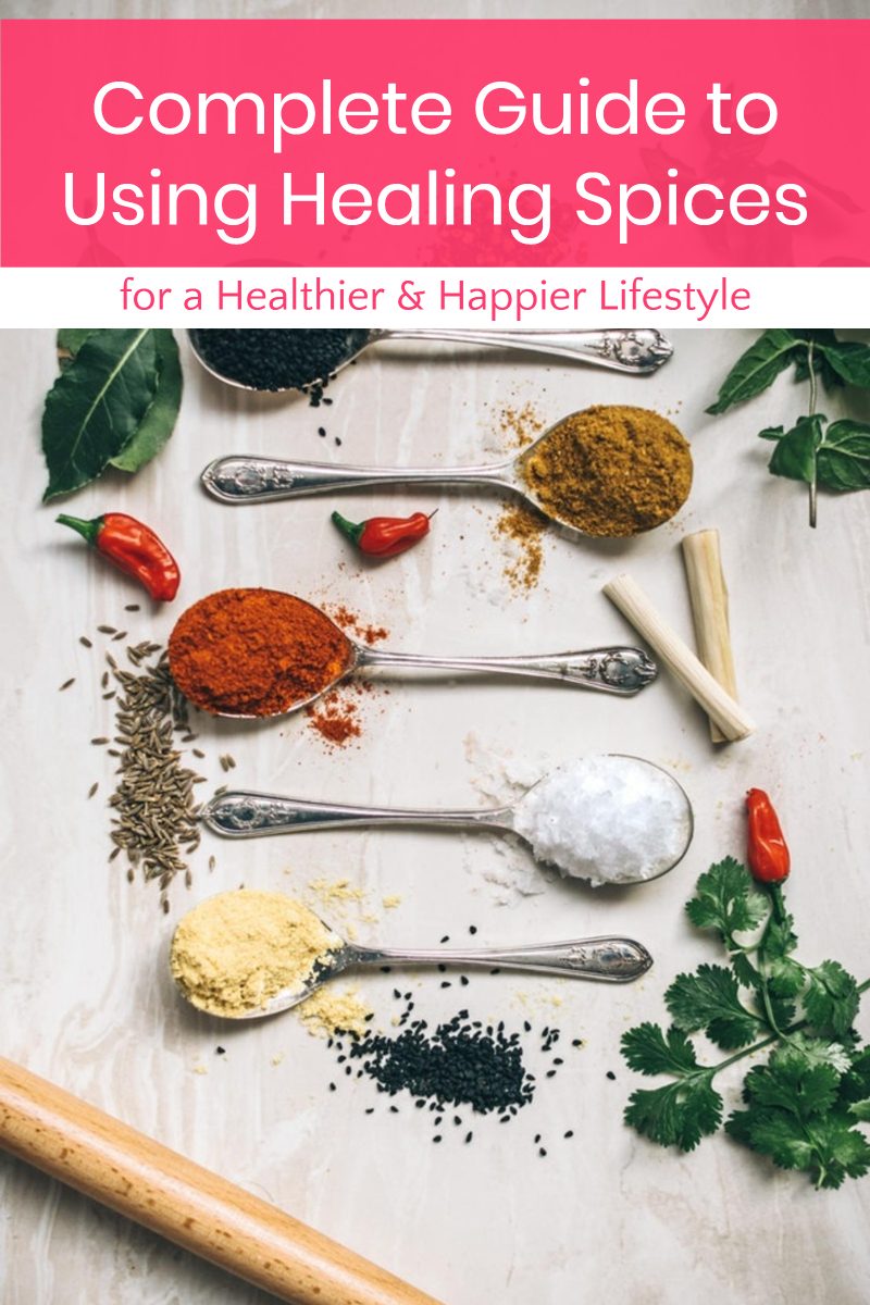 Did you know that your spice rack is loaded with amazing natural remedies for everything from aches and pains to the common cold? Read on to learn all about healing spices and how to use them to support a healthier and happier lifestyle!