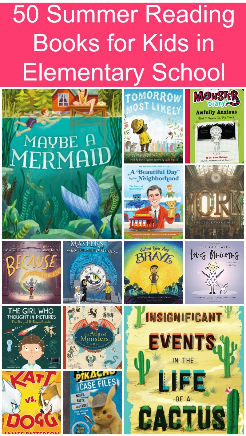 Looking for a few great books to add to your child's summer reading list? Read on for 50 fantastic ideas (broken down by grade level) that will encourage them to read all season long!