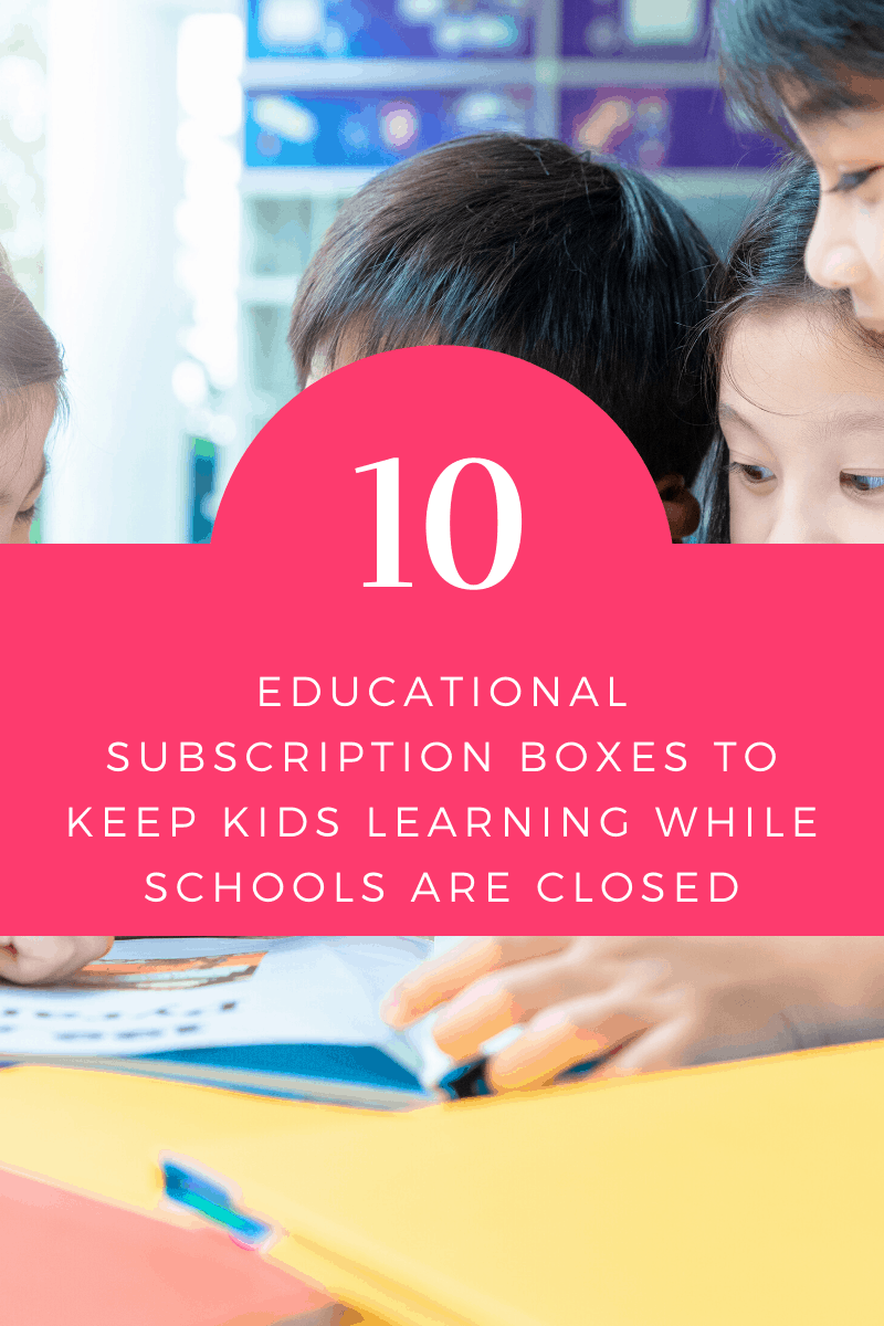 Want to keep kids learning without resorting to boring worksheets? Check out these 10 educational subscription boxes that teach kids new skills in a fun way!