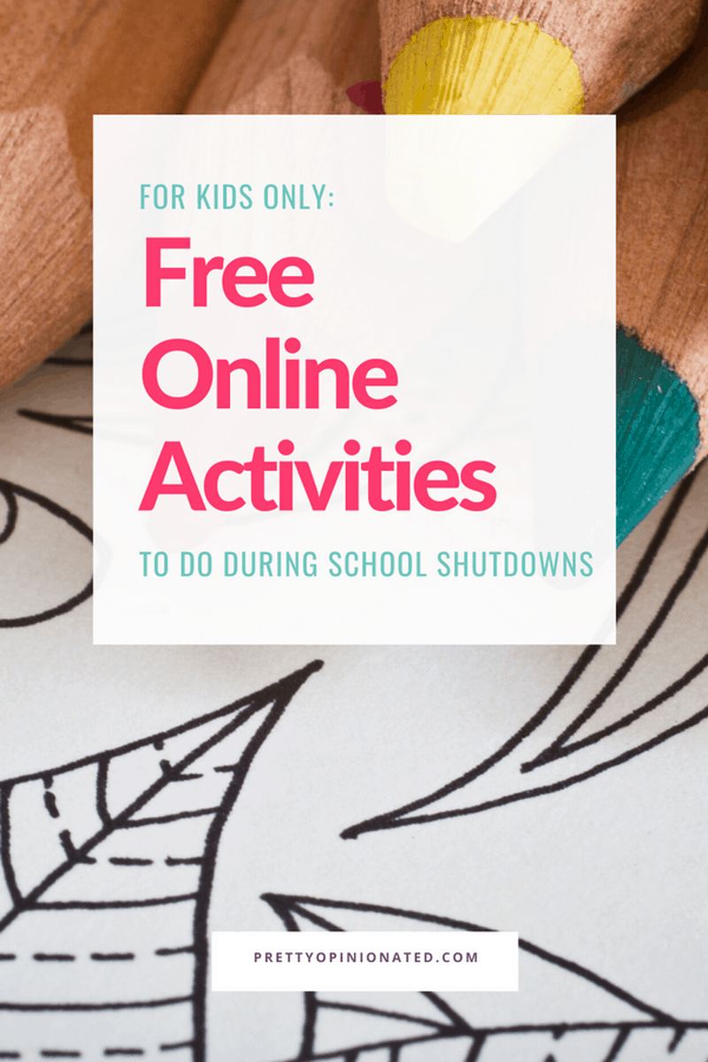 Wondering what on earth you'll do to keep kids occupied during school shutdowns?Check out my list of 50+ free resources and ideas that you can do at home, including printable games, coloring sheets, free eBooks, movies & more.