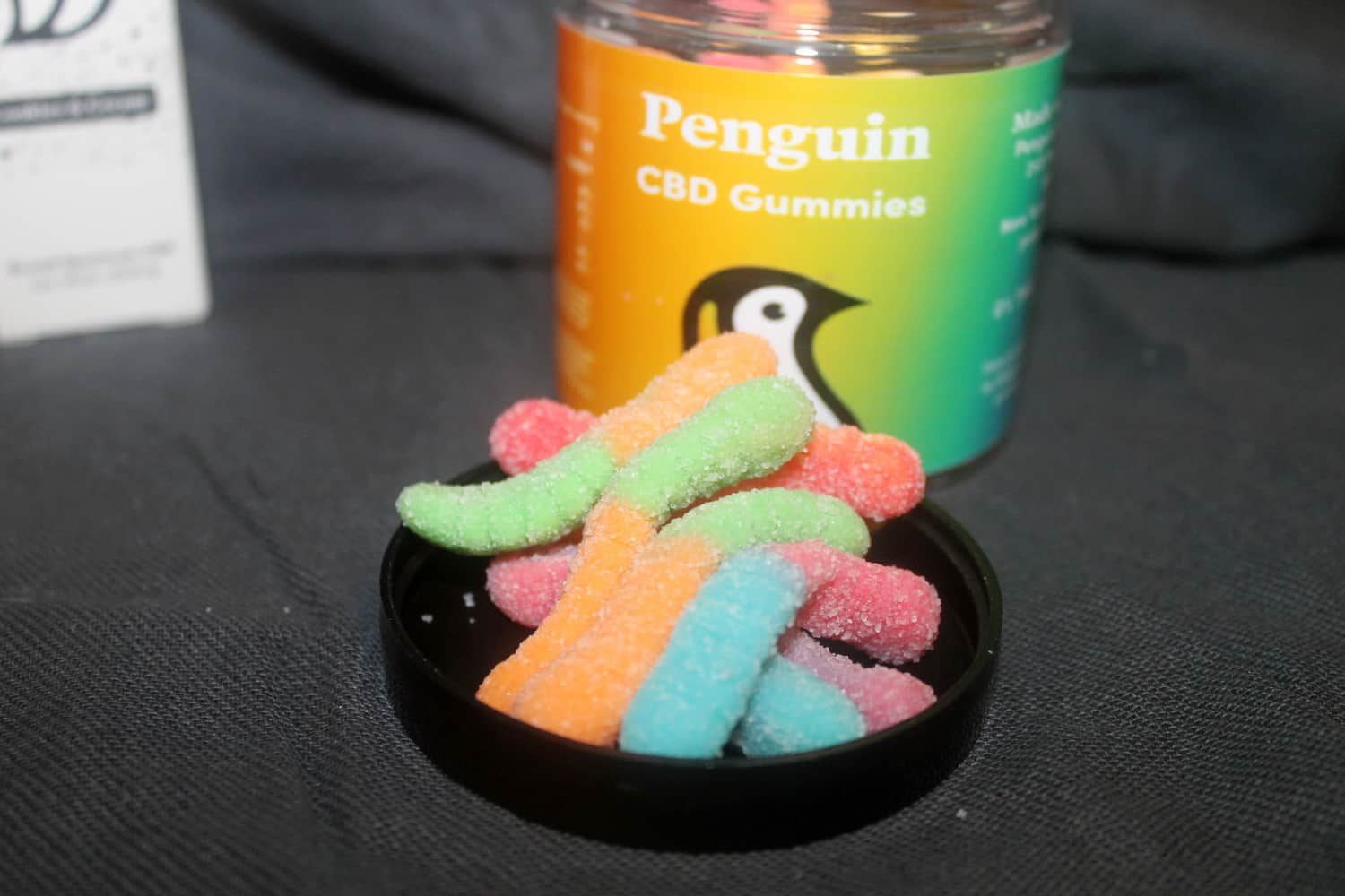 colorful Penguin CBD Oil Sour gummies