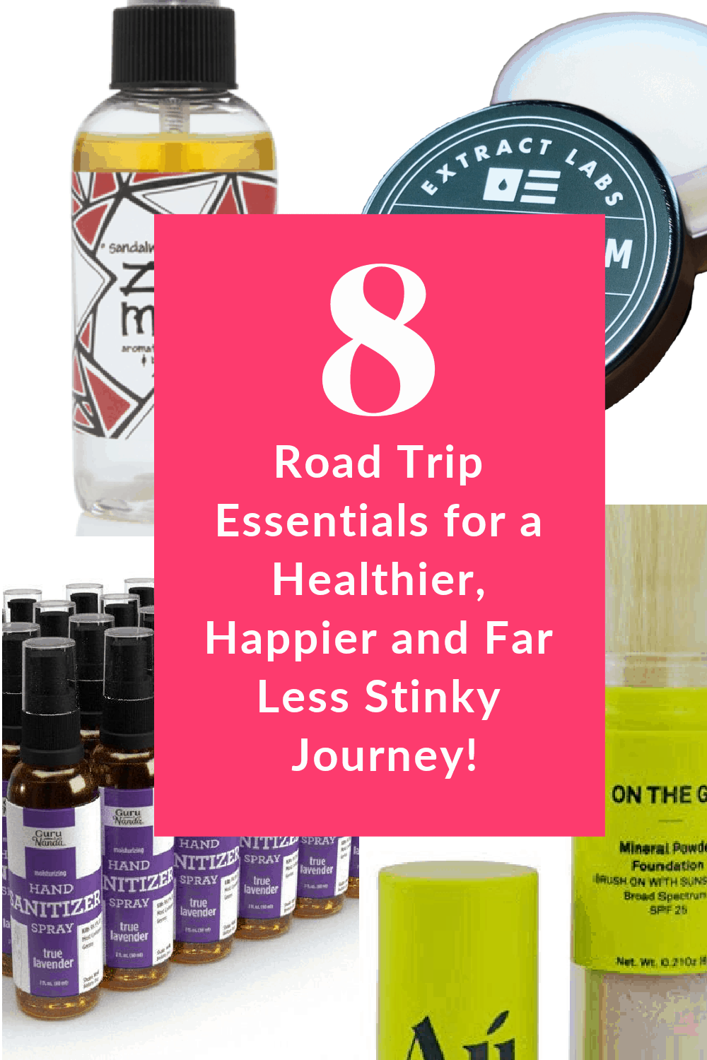 Before you hit the highway for your next road trip, make sure you pack these essentials! They'll keep you looking and feeling great (and a whole lot less stinky!). Check them out!