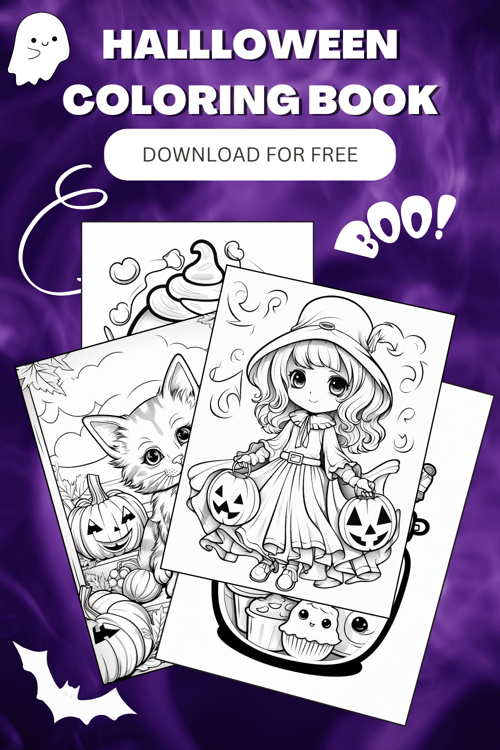 2 Free Printable Halloween Coloring Books for Kids (No Strings Attached)