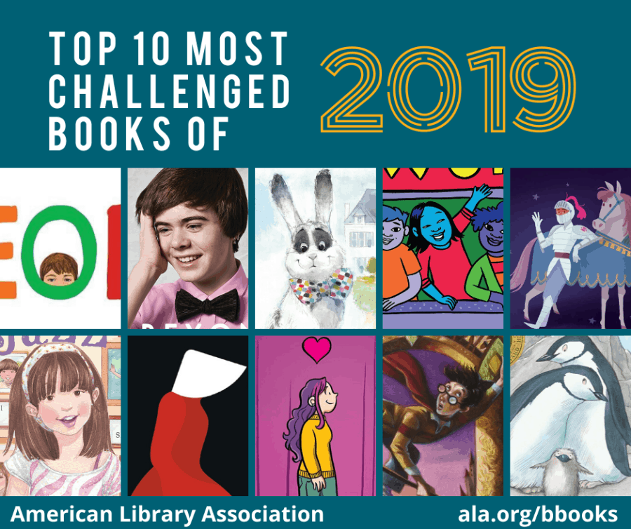 Banned Books Week: Top 10 Most Challenged Books of 2019 + Free Resources