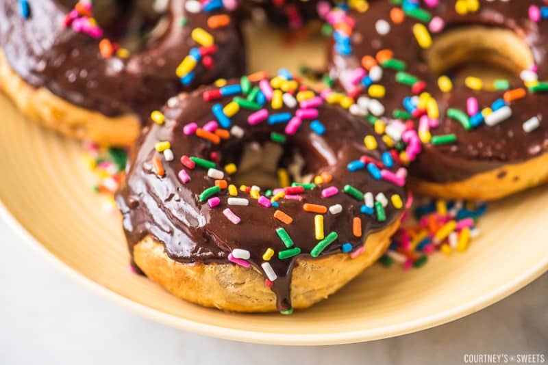 Air Fryer Donuts with Chocolate Glaze Recipe