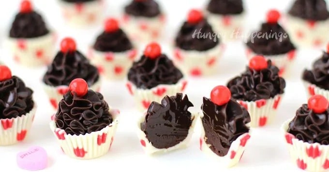 Chocolate Truffle Cupcakes from Hungry Happenings
