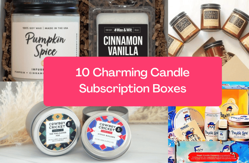 Looking for the best candle subscription boxes? These curated picks make amazing housewarming gifts (pun intended), spell work supplies, and more! Check them out!