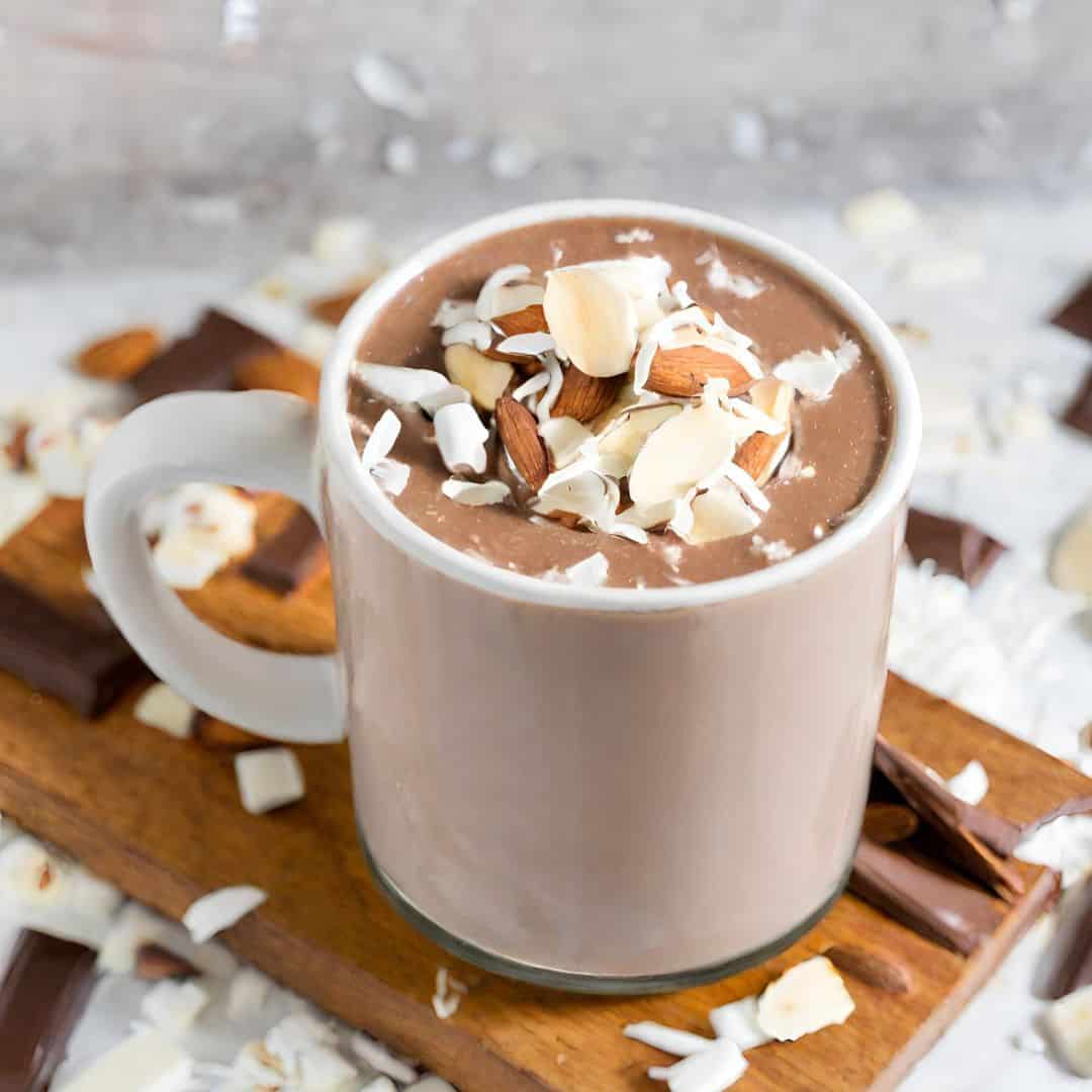 Almond Joy Hot Chocolate: Nutty Tropical Escape