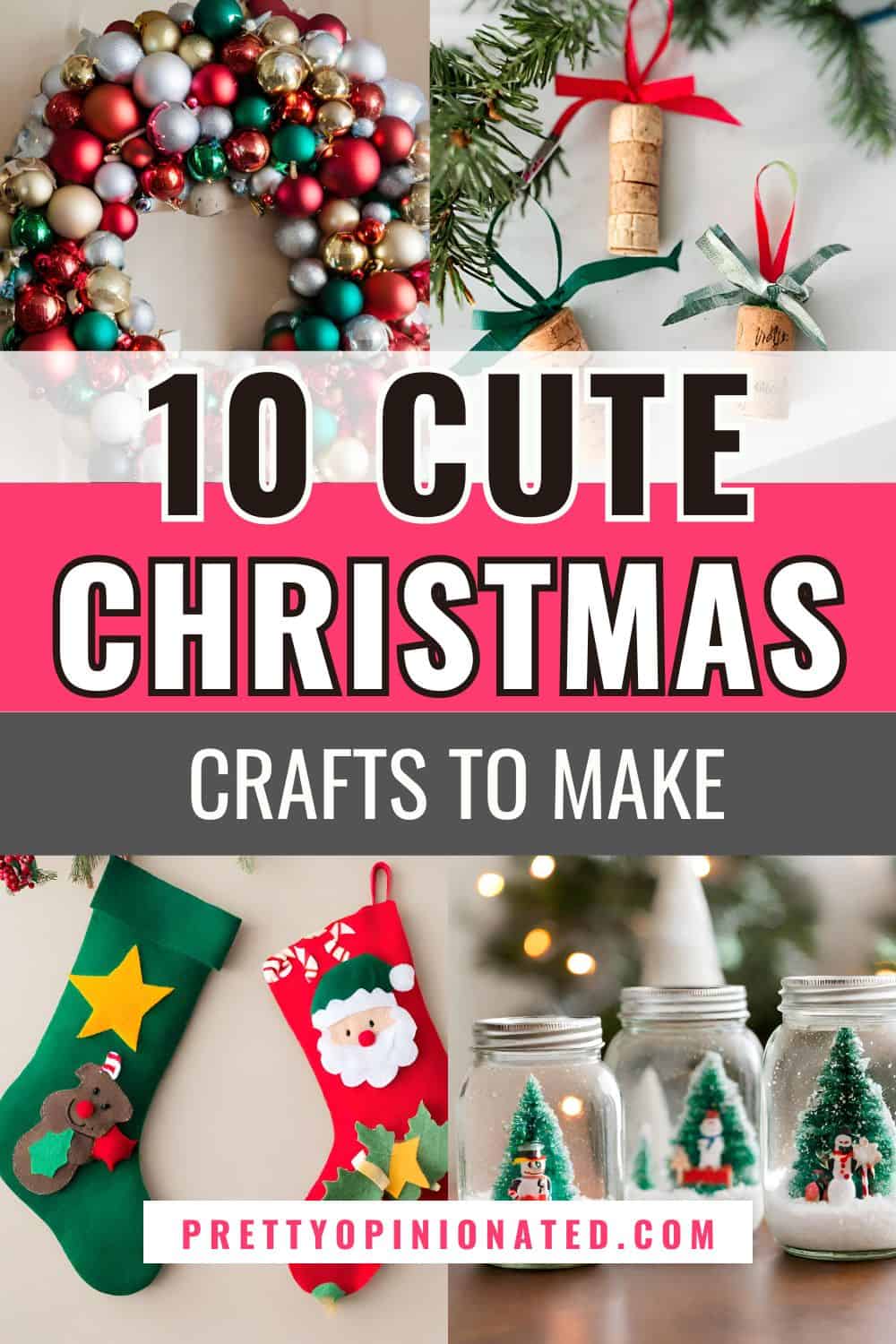 Elevate your holiday decor with these 10 enchanting DIY Christmas decorations! From handcrafted ornament wreaths to upcycled wine cork ornaments, discover easy-to-follow steps for creating festive charm. Bring the joy of crafting to your home this season. 🎄✨