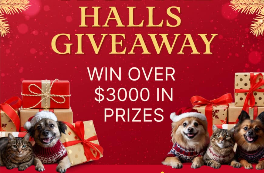 Tech the Halls Giveaway: Win Over $3,000 in Pet Tech & Wellness Prizes!