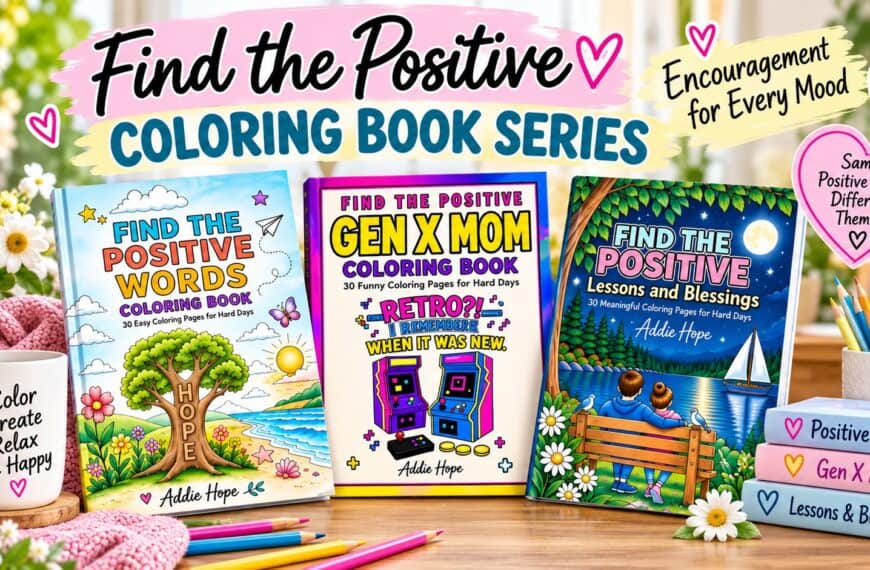 Find the Positive: 3 Adult Coloring Books for Hard Days
